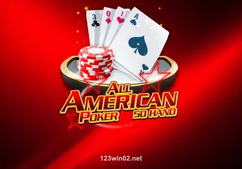 Ảnh minh họa game All American Poker 50 Hand tại 123win02