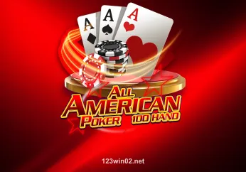 Hình ảnh trò chơi All American Poker 100 Hand tại 123win02